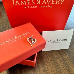 James Avery Joy of My Heart Silver Pendant Charm